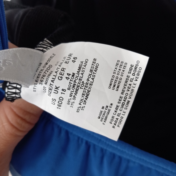 Magicsuit Scarlett DD Cup One Piece Swimsuit Electric Blue New With Tags 16DD - Picture 13 of 16